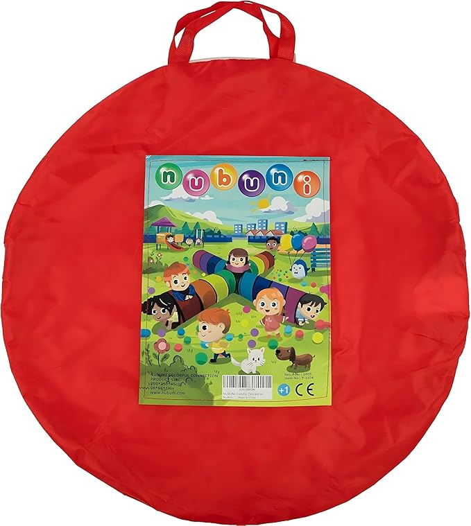 XXL Tunnel for Kids 98 in. | Tunnel Tent for Toddlers | 4X Play Tunnels for Children | Colorful Pop Up Crawl Tunnel | Collapsible Gift for Boy and Girl Indoor and Outdoor Game