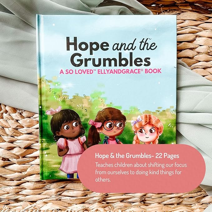 Elly & Grace Bible Stories for Kids, So Loved Collection: Book and Doll Set Teaching Christian Toddlers Faith Lessons, Great Baby Baptism Gifts for Girls (Hope Doll)