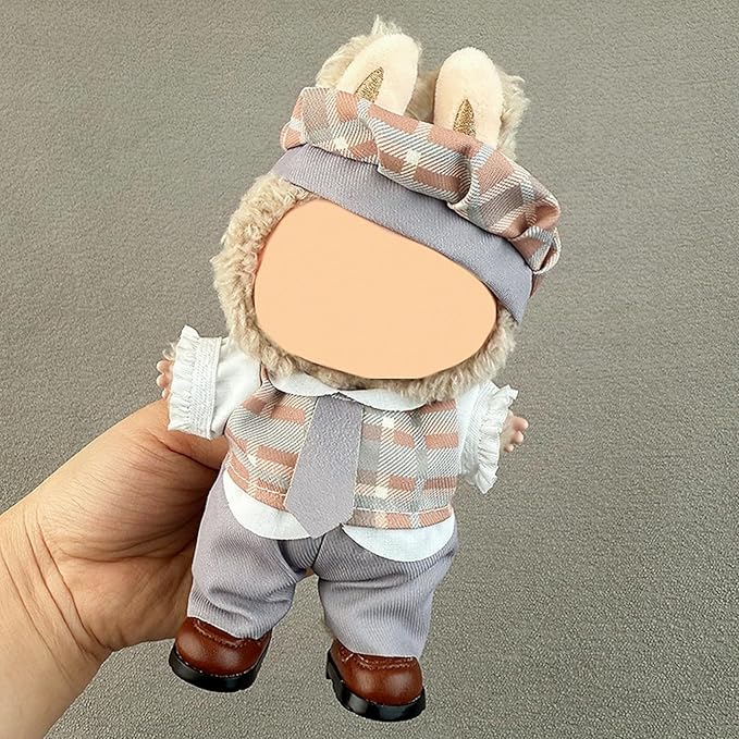 4 Pack—17cm Doll Clothes,Premium Doll Outfit with Accessories,Doll Princess Skirt,Cute Clothes Outfit for 17cm Dolls,End Dolls Fashion Clothing Set(No Dolls and Shoes) (Set Z)