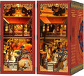 Book Nook Kit - DIY Miniature Dolls House Kit with Furniture and LED Light, 3D Puzzle Wooden Art Bookends, Model Kits for for Adults and Teens (Dream Back to The Tang Dynasty)