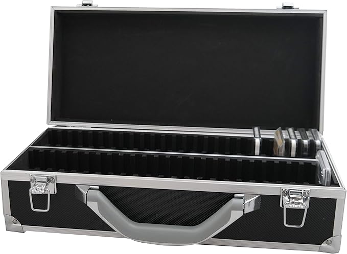 Ursae Minoris Elite Black Aluminum Box for 50 Certified or Certified-Style Coin Holders NGC, PCGS, ANACS, Elite, Lighthouse, BCW