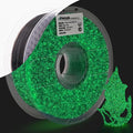 AMOLEN 3D Printer Filament, PLA Filament 1.75mm, Glow in The Dark Filament Green Starry Sky, Best with UV Lamps, Fit Most 3D FDM Printers, Dimensional Accuracy +/- 0.02 mm, 1kg(2.2lbs) Spool