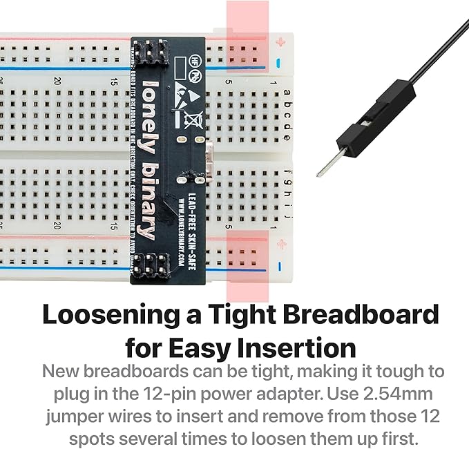 Electronics Starter Kit with 830-Point Breadboard Type-C Power Supply 120 Jumper Wires LEDs Sensors Resistors Capacitors Compatible with Arduino ESP32 STEM DIY Projects (400+ Pieces)