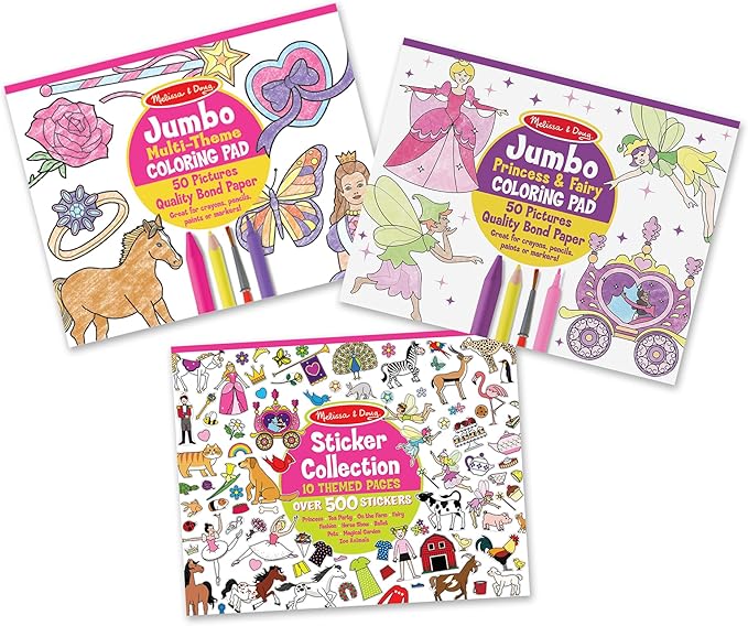 Melissa & Doug Girls Activity Bundle