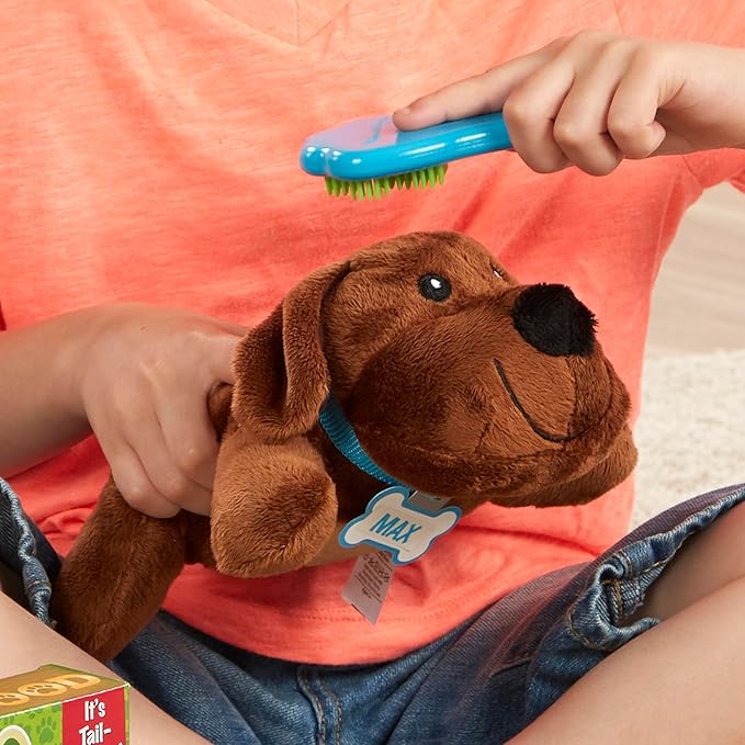 Melissa & Doug Feeding and Grooming Pet Care Play Set Pretend Play Vet Toy Veterinarian Kit for Kids