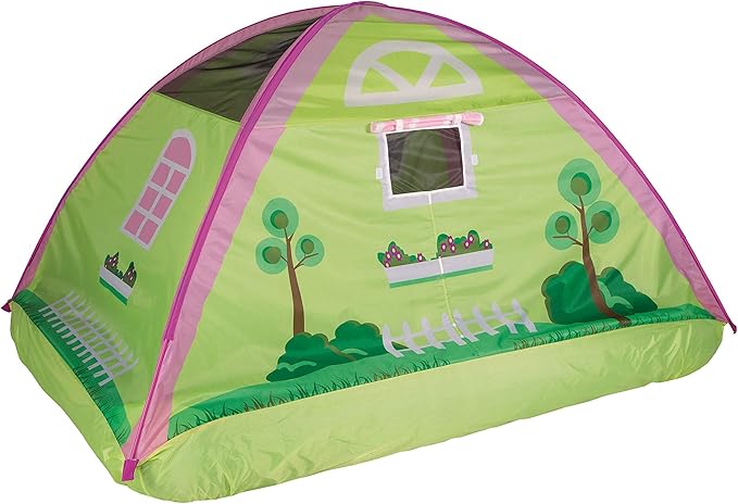 Pacific Play Tents 19600 Kids Cottage Bed Tent Playhouse - Twin Size