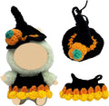 Halloween Clothes for 17cm Doll Outfits, Hat Dress Set for 17cm Dolls, Stylish Adorable Halloween Clothes Accessories (No Doll)