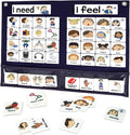 CHEFAN Feelings Chart, Calm Down Corner Supplies, Daycare Essentials, Social Emotional Learning Activities, Autism Learning Materials, ADHD Tools for Classroom Daycare & Home