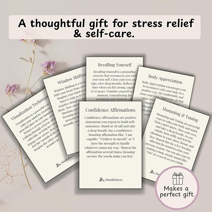 Somatic Therapy Cards with Exercises to Reset Your Nervous System, Relieve Anxiety, Soothe Stress, and Reconnect Through Mindfulness, Breathwork, and Daily Movement