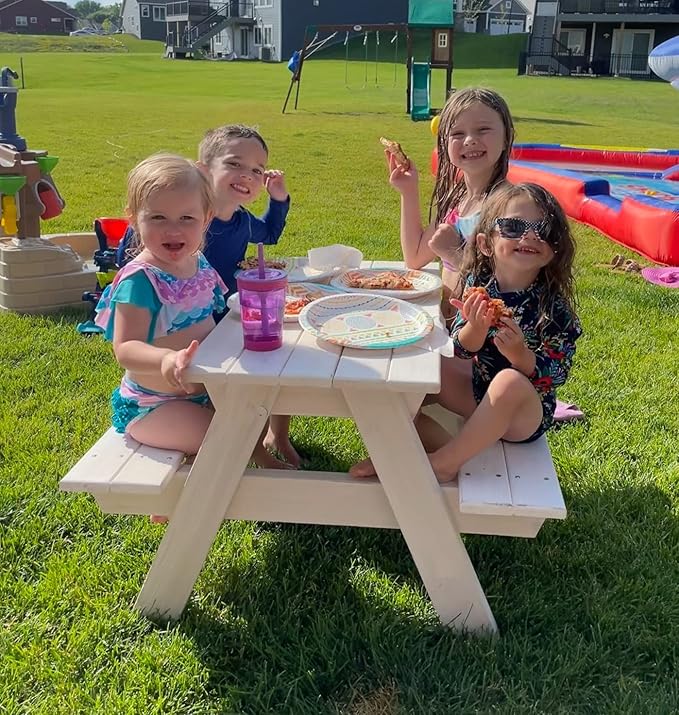 "Generic" Kids Picnic Table Made from Cedar Lumber (Redwood)