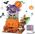 Halloween Pumpkin House Mini Building Blocks Set - 723PCS Halloween Themed Decor Kit, Creative Toys for Adults, Party for Adults