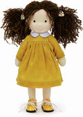 BlissfulPixie Handmade Waldorf Doll - Inka 12", Soft Girl Rag With Cute Stuffed Plush, Ideal First for Babies & Toddlers