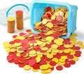 Counters for Kids Math 800 pcs Plastic Two-Color Red and Yellow Counter,Double Sided Counters Educational Toys to Help Kids Learn