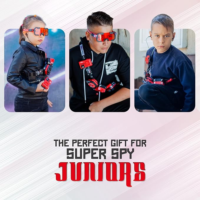 SuperSpies Secret Agent Spymaster Kit - Spy Gear Ninja Toys and Gadgets for Kids 8-12 Detective Kit