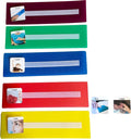 Smile4autism Small 2x8 Tools Perfect to Keep Your Loose Visual Picture Cards Organized. Autism ABA, ADHD, Language & Apraxia Aspergers (5 Sentence Strips)
