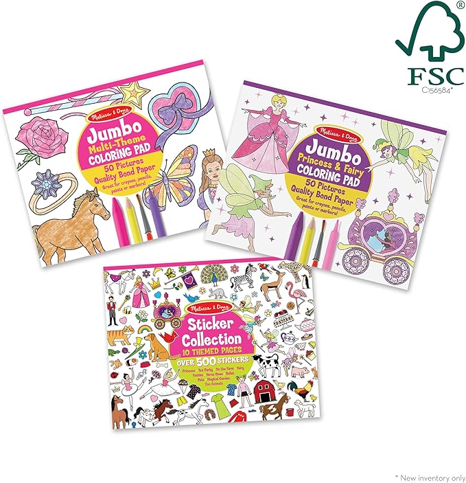 Melissa & Doug Girls Activity Bundle