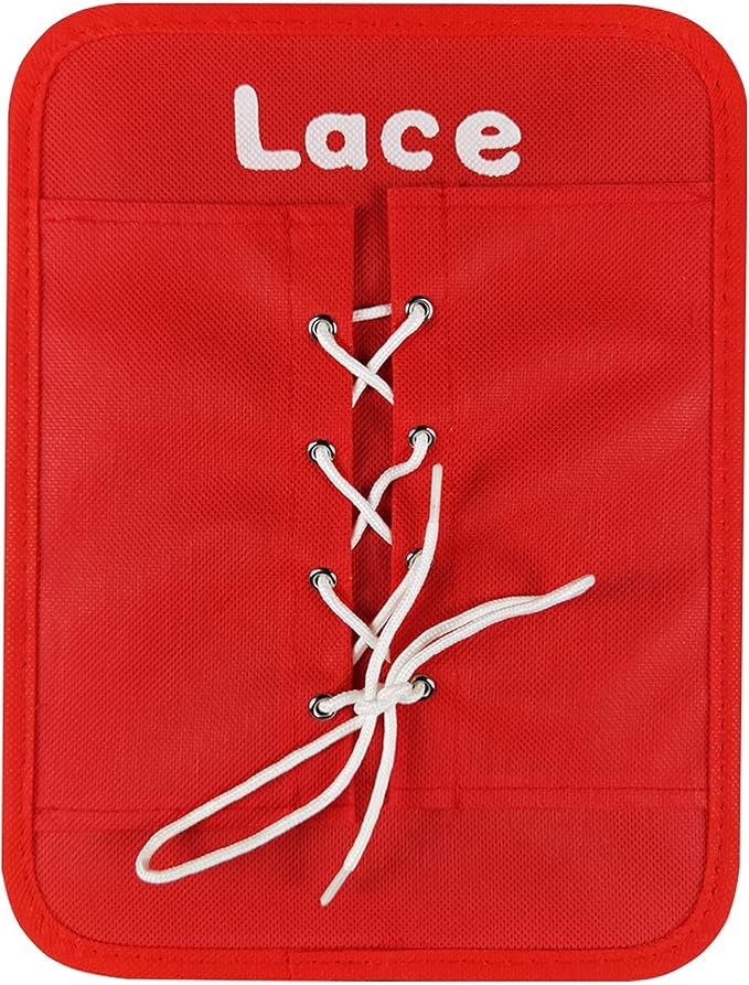 Dress Learning Boards Preschool Early Educational to Basic Life Skills Dress Learning Boards Learn to Button,Buckle,Zip,Snap,Lace & Tie