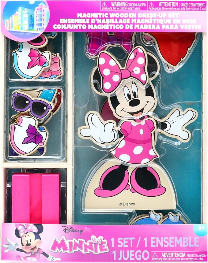 Minnie Mouse Magnetic Wooden Dress Up Set