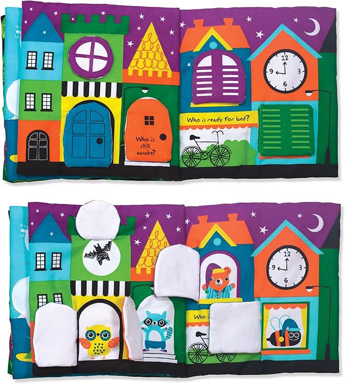 Melissa & Doug Soft Activity Baby Book - The Wonderful World of Peekaboo! Lift The Flap Busy Book for Toddlers, Sensory Toys for Babies and Toddlers