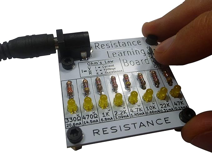 Learn to Solder | Electronics Learning Board: Resistance | STEM Kit | Practice Soldering & Learn Electronics