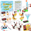 STEM Electric Circuit Kit for Kids Ages 8-12, Electrical Circuits Science Project Light Bulb Experiment, Educational STEAM Kits Electricity Toys Boys Girls Electronic Activities 6 7 8 9 10 12 Year Old