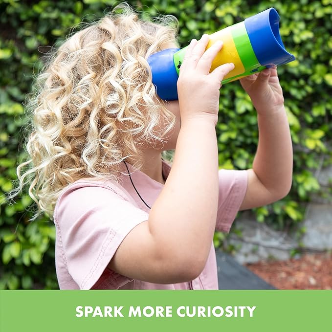 Educational Insights GeoSafari Jr. Kidnoculars, Binoculars for Toddlers & Kids, Easter Basket Stuffers for Kids, Gift for Toddlers Ages 3+