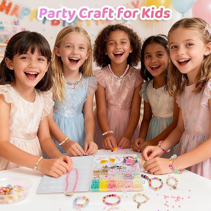 Accevo Unicorn Gifts for Girls, Bracelet Making Kit, 1370PCS Charm Jewelry Making Kit, Gifts for Teenage Girls Toys Age 5 6 7 8 9 10, DIY Arts and Crafts for Kids, Girl Birthday Christmas Presents