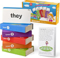 Coogam 520 Sight Words Learning Vocabulary Flash Cards, Dolch Fry High Frequency Sight Word Educational Montessori Toy for Pre-k Kindergarten 1st 2nd 3rd Grade Homeschool