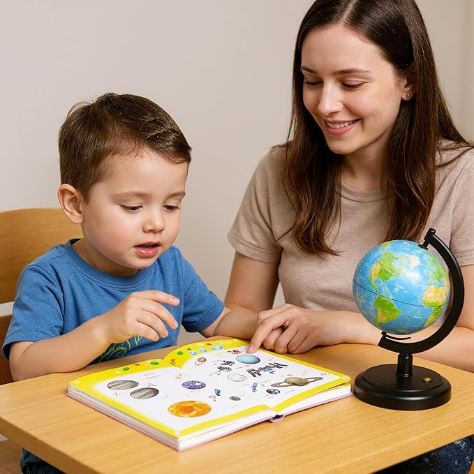 English Words Sound Book for Toddlers 3-6 | 470+ Words & Phonics Learning Toy | Interactive Speak & Spell with Sounds & Pictures | 21 Themes | 2025 Educational Gift