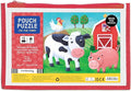 Mudpuppy On the Farm – 12 Piece Puzzle with Reusable Zipper Pouch Featuring Colorful and Fun Illustrations of Farmyard Animals Perfect for Easy Storage and Travel