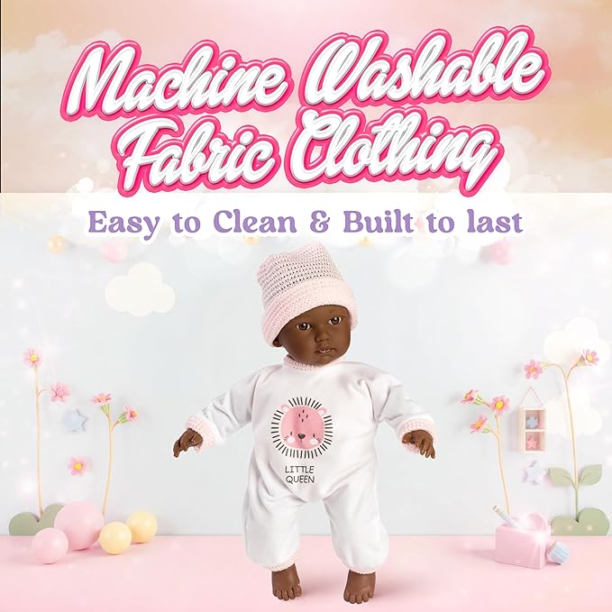 Llorens Serenity 11.8" Soft Body Doll – Lifelike Doll for Toddlers – Crafted with Premium Quality Handwashable Cotton Clothing – The Ideal Gift for Encouraging Gentle and Imaginative Play!