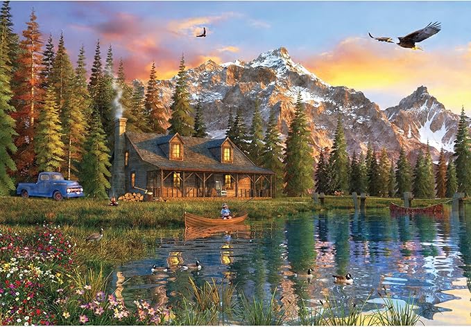 Anatolian Puzzle - Oldlook Cabin, 2000 Piece Jigsaw Puzzle, #3933