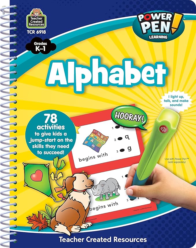 Teacher Created Resources Power Pen & Learning Books Set - 4 Book Set