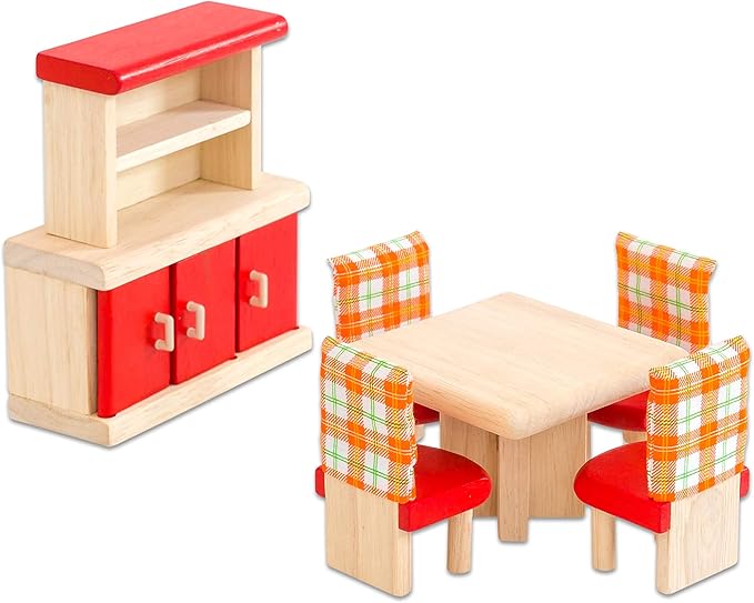 Plan Toys Doll House Dining Room - Neo Style