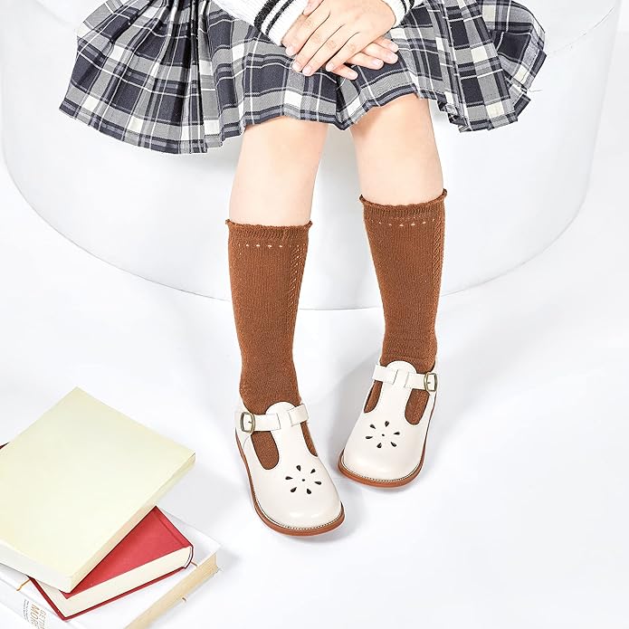 Felix & Flora Toddler Little Girl Mary Jane Dress Shoes - Ballet Flats for Girl Party School Shoes