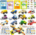 24PCS Valentines Day Gifts for Kids, Building Blocks with Valentines Cards for Kids Classroom, Valentines Gifts School Exchange Party Favors for Kids Boys Girls