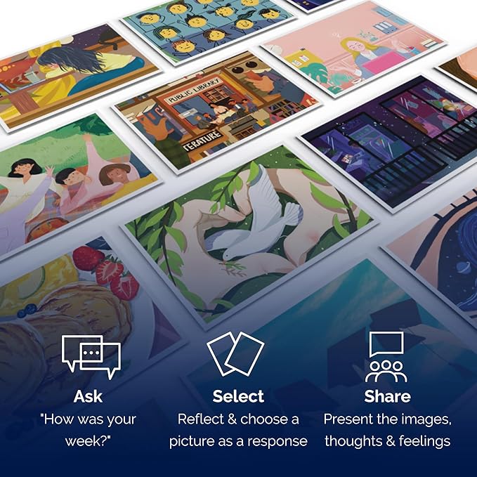 metaFox 'Where I Belong' deep pictures - 52 Coaching and Motivation Cards Set for Youth with Question - For Self-Reflection, Therapy, Relationship and Self-Awareness Game
