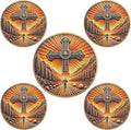 5 Pcs Philippians 4:13 Christian Challenge Coin – Path of Faith Religious Token with Bible Verse – I Can Do All Things Through Christ – Inspirational Gift for Men & Women