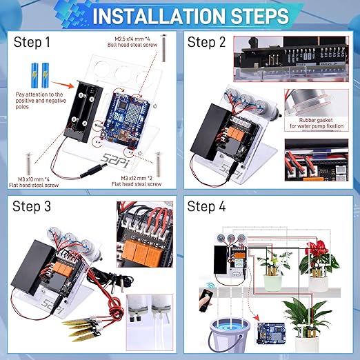 GeeekPi UNO R4 WiFi Project Kit, Water Printing Kit with UNO R4 WiFi Board, Tutorials for Programming