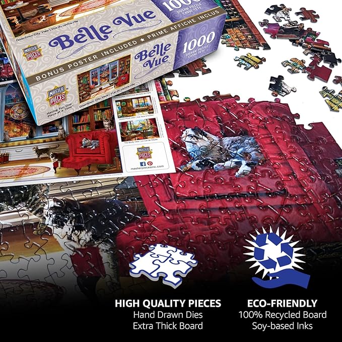 MasterPieces Floor Puzzle - Jumbo Size 36 Piece Jigsaw Puzzle for Kids - Old MacDonald's Floor Puzzle - 3ftx2ft