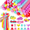 Chivao 100 Pack Bulk Stretchy String Fidget Toys Animal Sensory Toys for Kids and Adults Colorful Fidget Worm Stress Anxiety Relieve Party Favors Goodie Bag Fillers Birthday Gifts (Cute Style)
