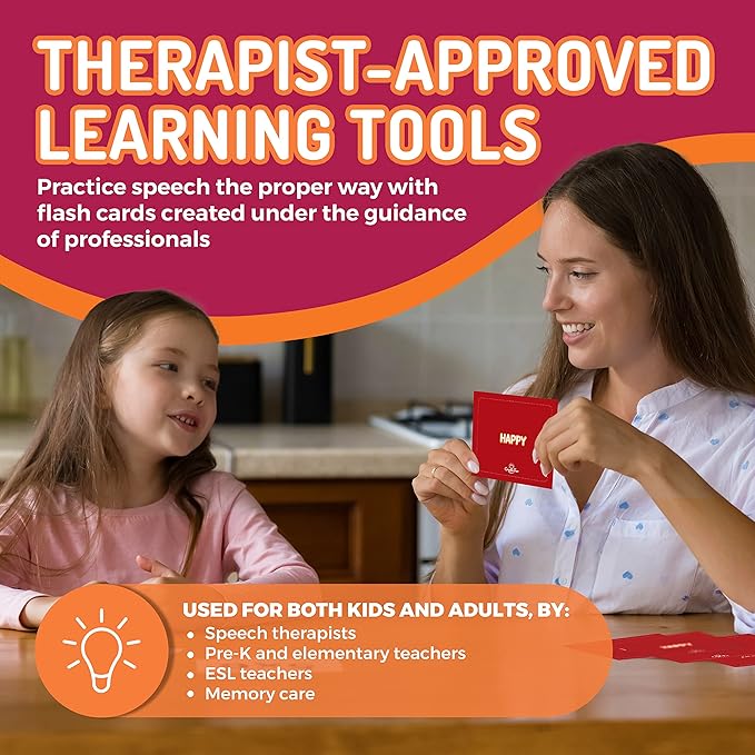 599 Vocabulary Builder Flash Cards Bundle Vol 1 & 2, Educational Photo Cards for Speech Therapy, ESL, Autism, Homeschool & Kids Includes Emotions, Go Together Opposites, Nouns, Prepositions and Verbs