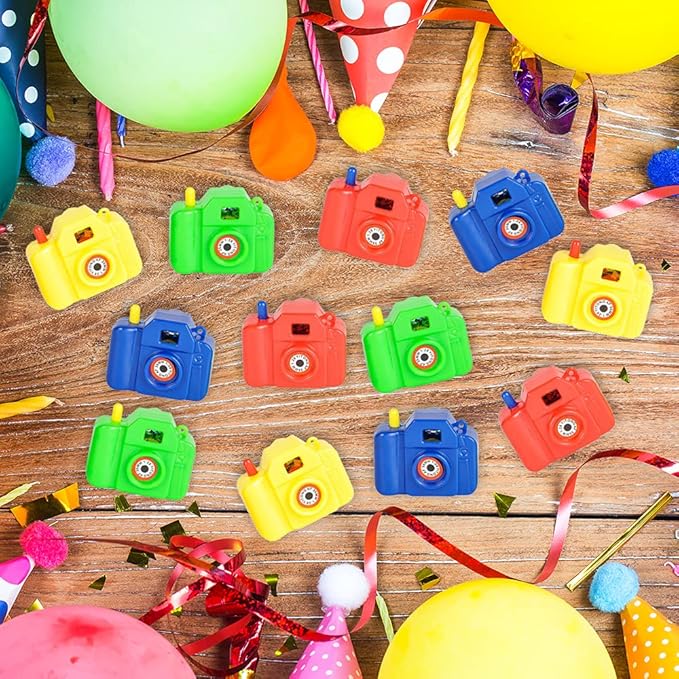 ArtCreativity Mini Plastic Animal Camera Viewers, Set of 12, Children’s Pretend Play Prop with Images in Viewfinder, Fun Birthday Party Favors, Goodie Bag Fillers, Holiday Prize for Boys and Girls