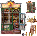 Book Nook Kit – Magic Shop DIY Miniature House with LED Lights, 3D Wooden Puzzle for Adults, Teens & Beginners – Bookshelf Decor Gift for Book Lovers & Families
