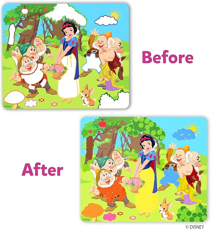 Skillmatics Dot It Sticker Art - Disney Princess, Mess-Free Fun for Kids, Stocking Stuffers, 500+ Stickers, Craft Kits, DIY Scrapbooking Activity, Travel Toys, Christmas Gifts for Ages 3, 4, 5, 6, 7