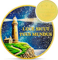 Guiding Lighthouse Inspiration Coin - Infinite Incentive Faith and Strength Encouragement Challenge Coins - Celebrate Living Clean Narcotics Alcoholics Anonymous Gifts for Men Women