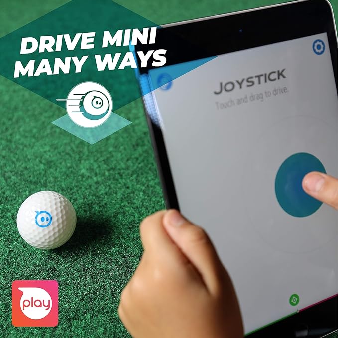 Sphero Mini Golf (White) - Coding Robot Ball - Educational Coding and Gaming for Kids and Teens - Bluetooth Connectivity - Interactive and Fun Learning Experience for Ages 8+