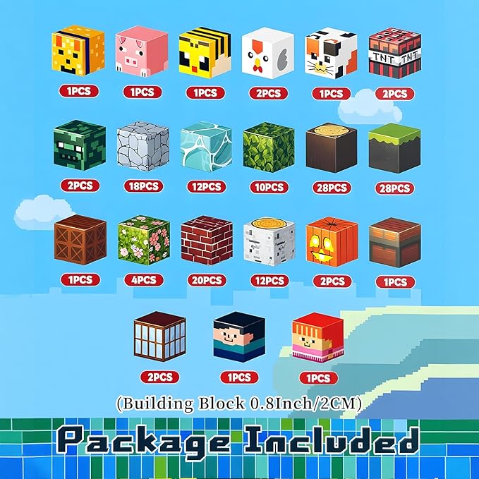 Dyale 150PCS Magnetic Building Blocks,Construction Stacking Toys,Suitable for Ages 6 and Up for Boys Girls