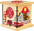 Wooden Piggy Bank for Kids and Adults, Personalized Gift Handmade in USA by BloomOwl, Custom Piggy Bank, Personalized Banks for Kids, Gifts for Baby Boys and Girls (Firefighter)