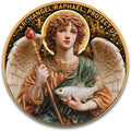 Archangel Raphael Prayer Coin - Patron Saint of Healing & Protection, Inspirational Religious Token, Pocket Blessing Gift for Faith & Wellness